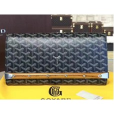Pochette Goyard Chevron Monte Carlo Bois nera