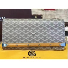 Pochette Goyard Chevron Monte Carlo Bois Cachi