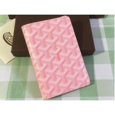 Porta passaporto Goyard Goyardine rosa