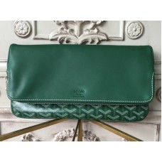 Pochette morbida Goyard Goyardine Sainte Marie Verde