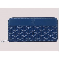 Portafoglio Goyard Goyardine Matignon Blu