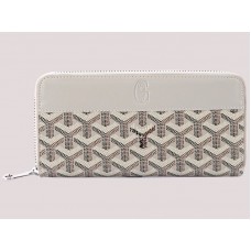 Portafoglio Goyard Goyardine Matignon grigio chiaro
