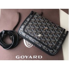 Portafoglio a tracolla Goyard Goyardine Plumet Nero