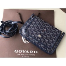 Portafoglio a tracolla Goyard Goyardine Plumet Blu