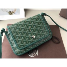 Portafoglio a tracolla Goyard Goyardine Plumet Verde