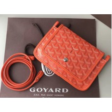 Portafoglio a tracolla Goyard Goyardine Plumet Arancione