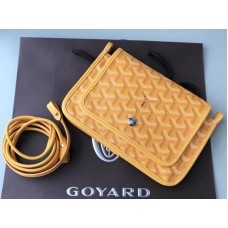 Portafoglio a tracolla Goyard Goyardine Plumet Giallo