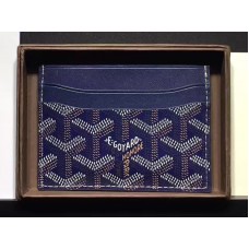 Portacarte Goyard Goyardine Saint Sulpice Blu
