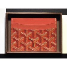 Portacarte Goyard Goyardine Saint Sulpice Rosso