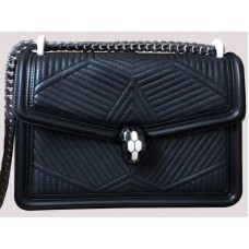 Borsa a tracolla Bvlgari Serpenti Forever nera