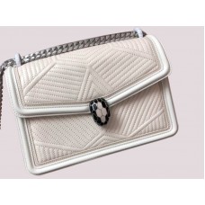 Borsa a tracolla Bvlgari Serpenti Forever bianca