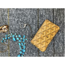 Portachiavi portamonete Goyard giallo