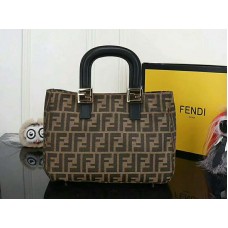 Borsa Fendi FF in tessuto con hardware dorato ff06