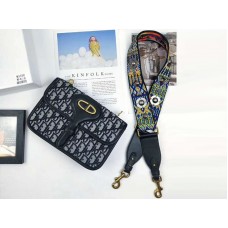 Borsa a tracolla Dior Dioraddict blu m5036b