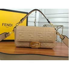 Fendi Baguette in pelle di agnello beige