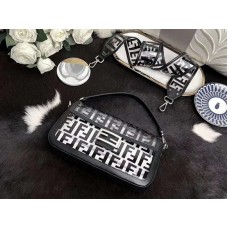 Borsa Baguette Fendi in PU nera