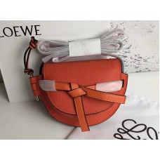 Loewe Gate Mini Bag in morbida pelle di vitello grana arancione