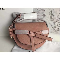 Loewe Gate Mini Bag in morbida pelle di vitello grana rosa