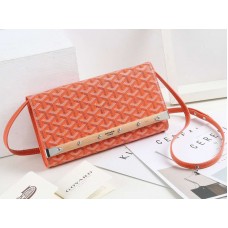 Pochette Goyard Monte Carlo con cinturino Pm Arancione