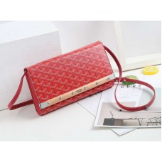 Pochette Goyard Monte Carlo con cinturino PM rossa