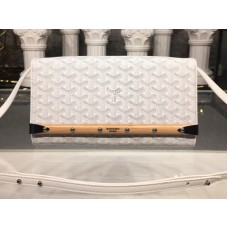 Pochette Goyard Monte Carlo con cinturino PM bianco