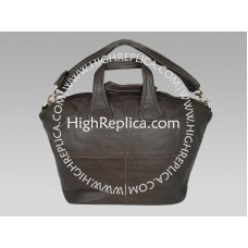 Borsa hobo con patta Givenchy Clarabelle Cioccolato