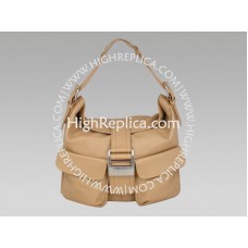 Borsa hobo Givenchy Clarabelle con patta beige