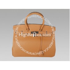 Hermes Birkin 35cm Togo Pelle Marrone Oro