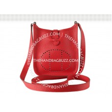 Borsa Hermes Evelyne PM rossa