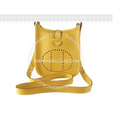 Borsa Hermes Evelyne PM gialla