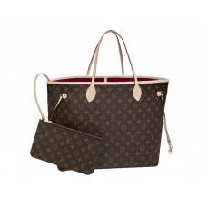 Louis Vuitton Monogram Neverfull Gm Fucsia