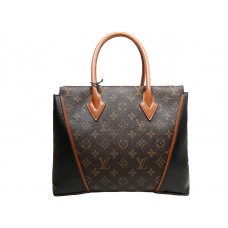 Borsa Louis Vuitton W Monogram e pelle PM nera