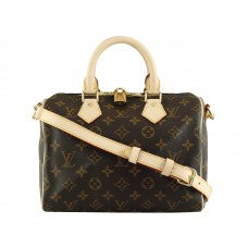 Louis Vuitton Monogram Speedy 25 con tracolla