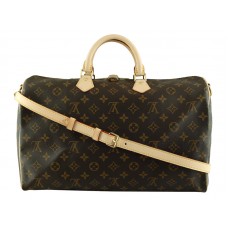 Louis Vuitton Monogram Speedy 40 con tracolla