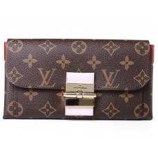 Portafoglio Louis Vuitton Monogram Elysee rosso
