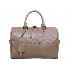 Louis Vuitton Monogram Empreinte Speedy 30 Grigio