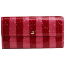 Portafoglio Louis Vuitton Monogram Vernis Rayures Sarah Pomm