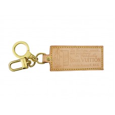 Portachiavi Louis Vuitton Fortune in pelle di vacchetta naturale