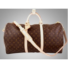 Louis Vuitton Monogram Keepall 60 con tracolla