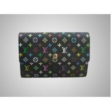 Portafoglio Louis Vuitton Monogram Multicolore Alexandra nero