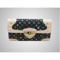 Portafoglio Louis Vuitton Monogram Multicolore Nero m60054