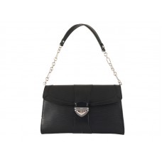 Pochette Lena in pelle Epi Louis Vuitton nera