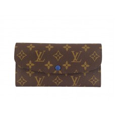 Portafoglio Louis Vuitton Monogram Emilie blu