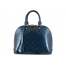 Louis Vuitton Monogram Vernis Alma Blu notte