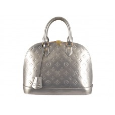 Louis Vuitton Monogramma Vernis Alma Argento