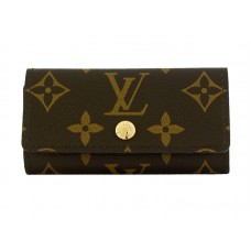 Portachiavi Louis Vuitton Monogram 4 floreale viola