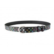Cintura Louis Vuitton Ellipse Multicolore nera