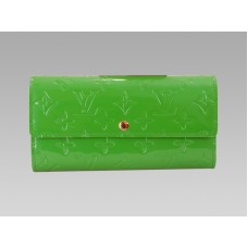 Portafoglio Louis Vuitton Monogram Vernis Sarah Green Tonic