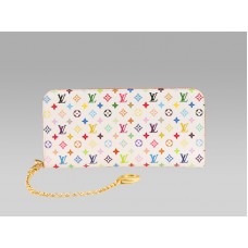 Portafoglio Louis Vuitton Monogram Multicolore Bianco Insolite Anis