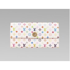 Portafoglio Louis Vuitton Monogram Multicolore White Sarah Citron